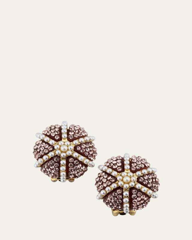 Urchin Clip-On Earrings